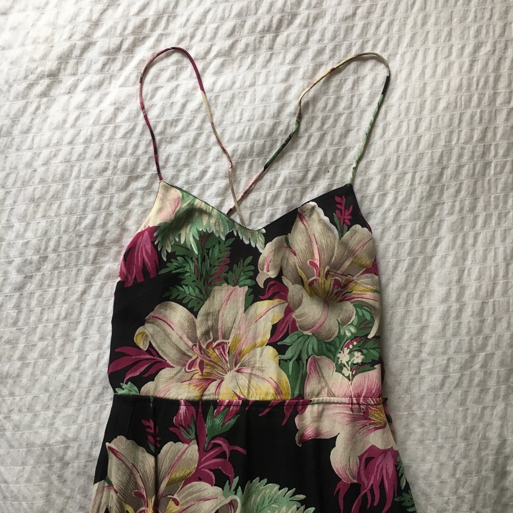 ASOS Floral Print Strappy Maxi Dress